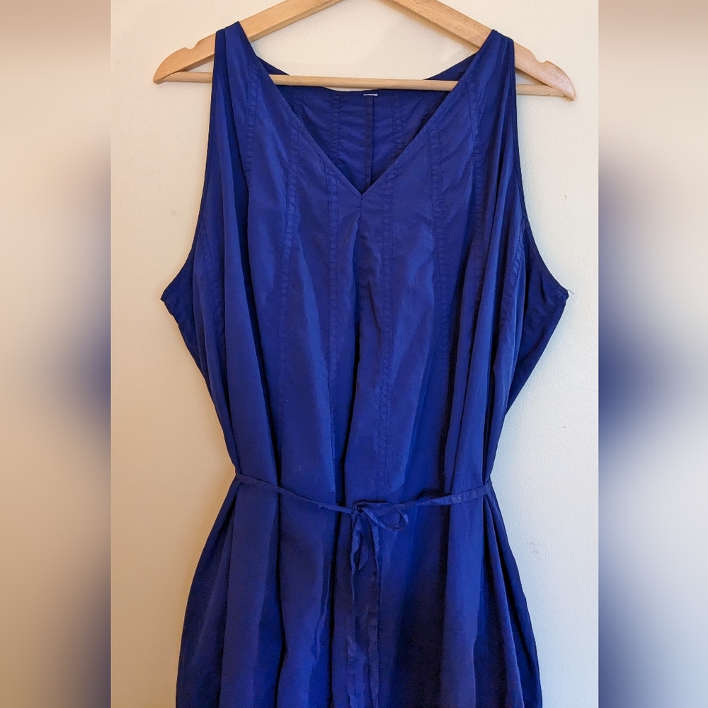 Athleta Canopy Parachute midi Dress, purple/blue, size M (fits more like 12-14)